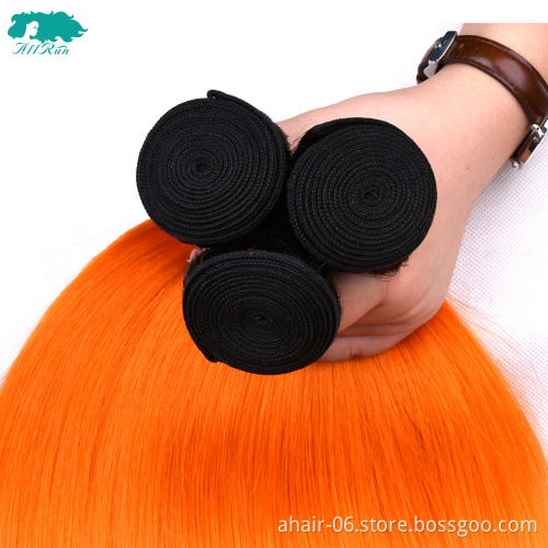 wholesale 100% virgin brazilian pussi with hair, factory price good quality orange human hair color hair